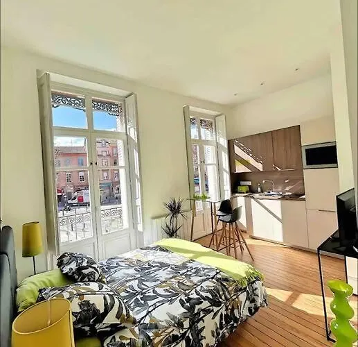 Appartement Le Studio Jardin D'eden Metro Palais De Justice *